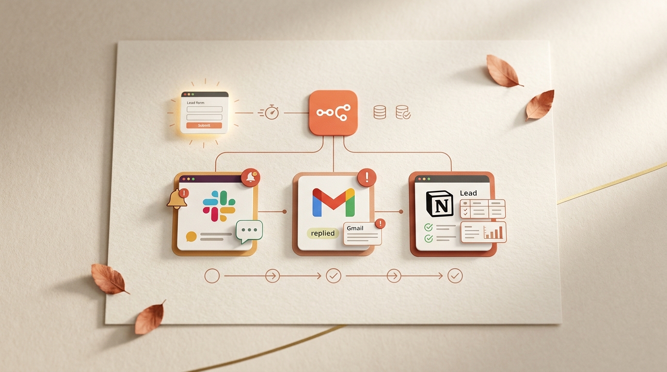 Inbound lead auto-reply workflow template