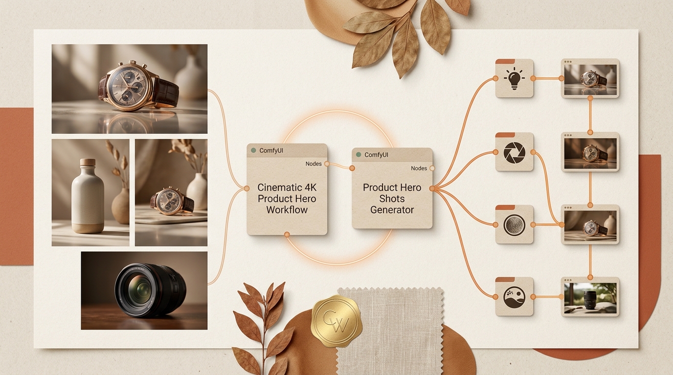 Cinematic 4K product hero workflow