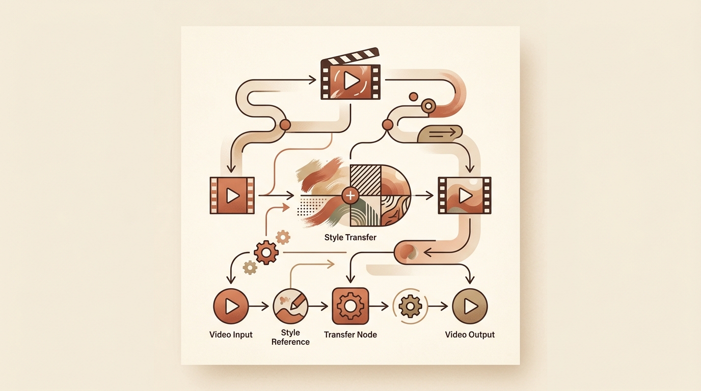 Style-Transfer Video Pipeline for ComfyUI