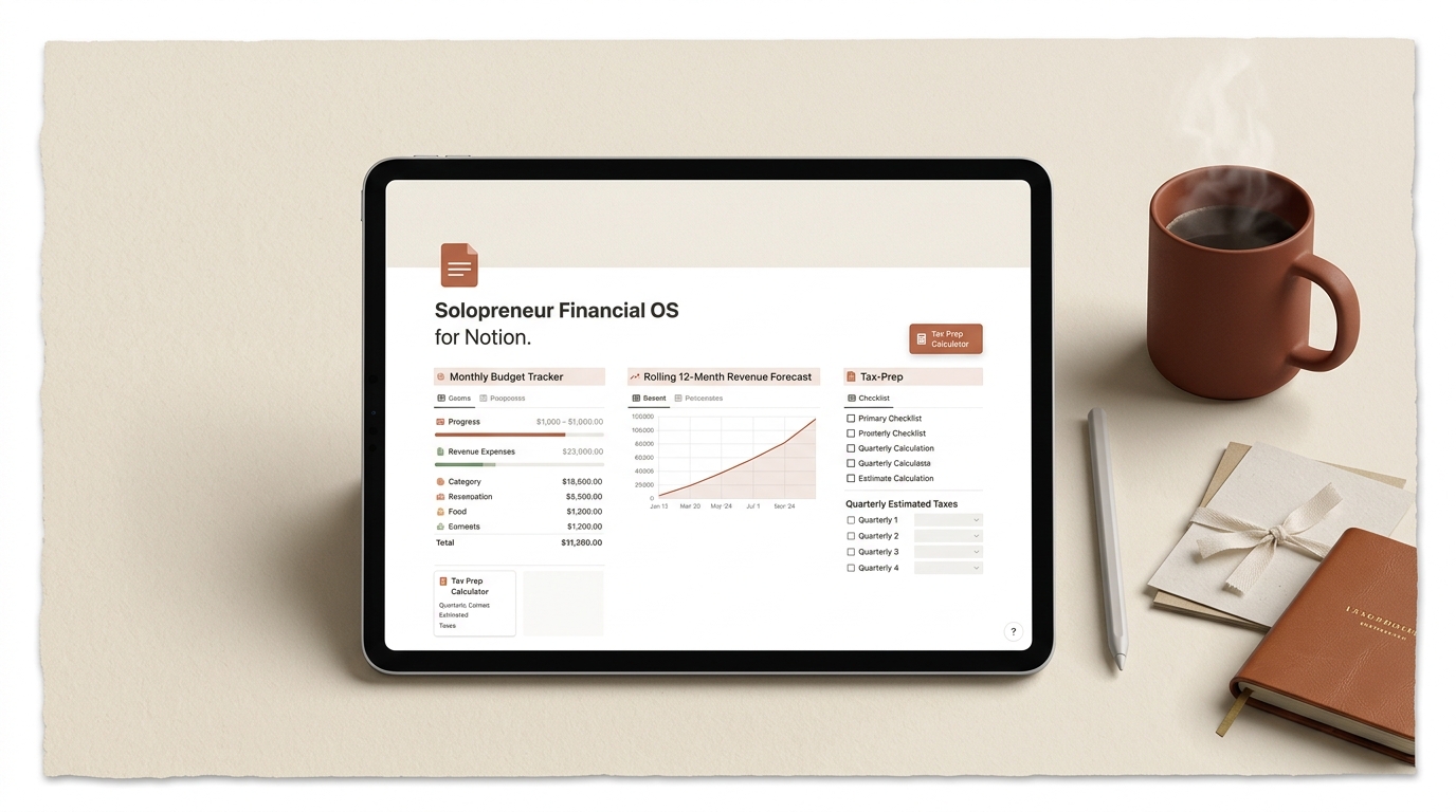 Solopreneur Financial OS for Notion