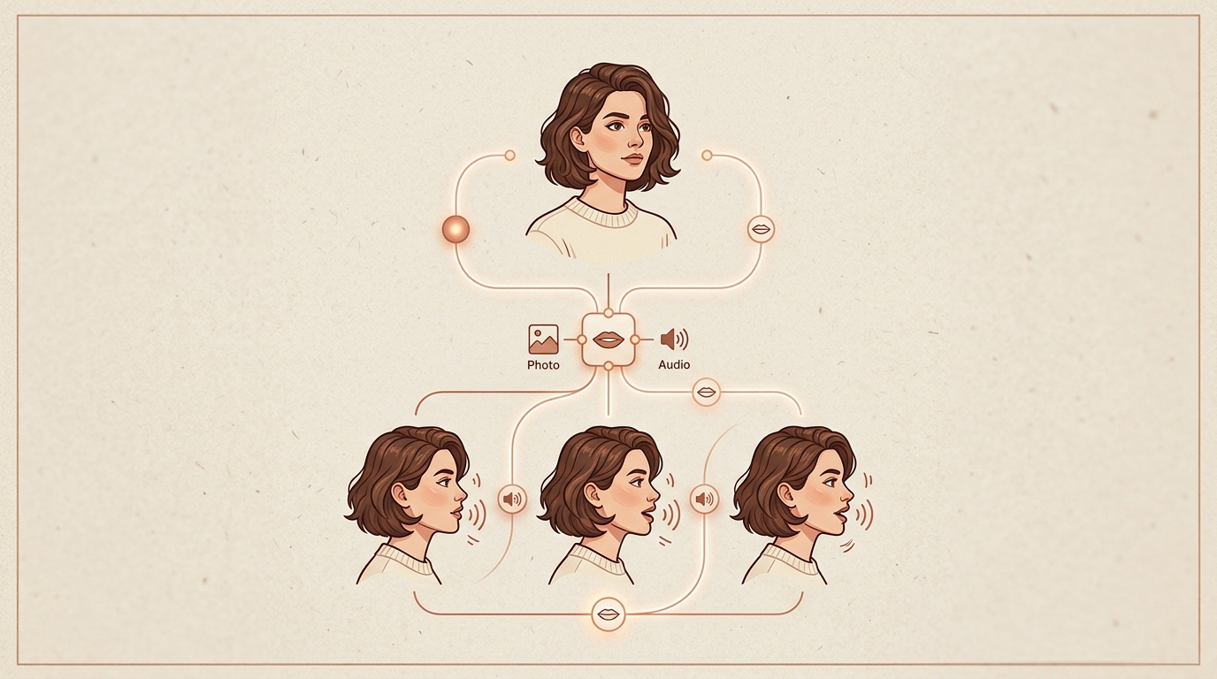 Talking-head lipsync ComfyUI workflow